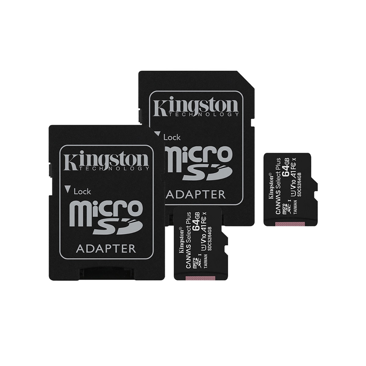 Kingston Micro-SD 64GB  (2-pack)