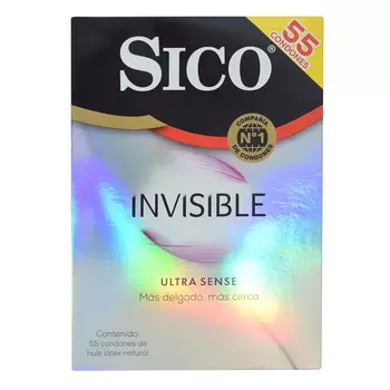 Sico Ultra Sense Invisible con 55 Condones