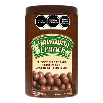Hawaiian Crunch Nuez de Macadamia Cubierta de Chocolate con Leche 680 g
