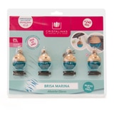 Cristalinas aromatizante para auto 4 piezas Brisa Marina