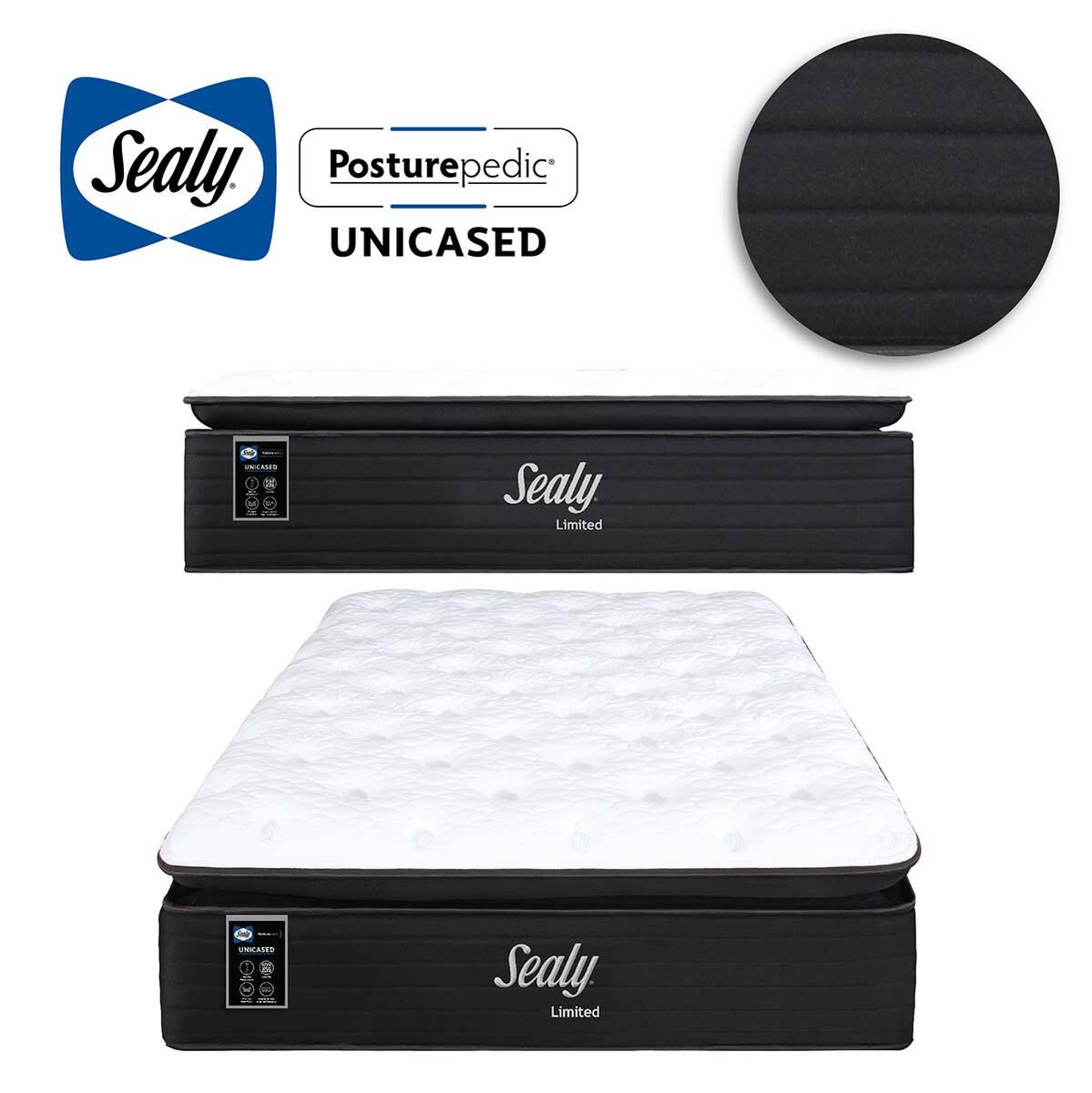 Sealy, Limited, colchón y box, queen size