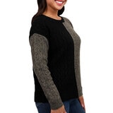 Leo & Nicole Suéter para Dama Negro Grande