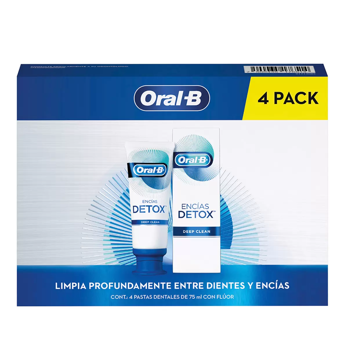Oral B Crema Dental 4 pzas de 102 ml