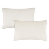 Cococozy, Juego de Edredón, Modelo Boucle, Tamaño King, Color Blanco