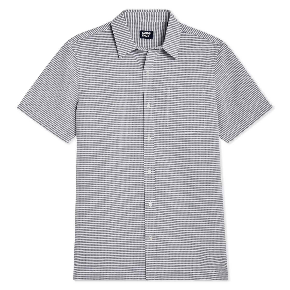 Lands End Camisa para Caballero Azul Chica Lands End Camisa para Caballero Azul Chica