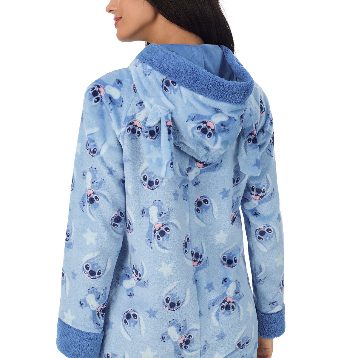 Peanuts Pijama para Dama Azul Extra Grande