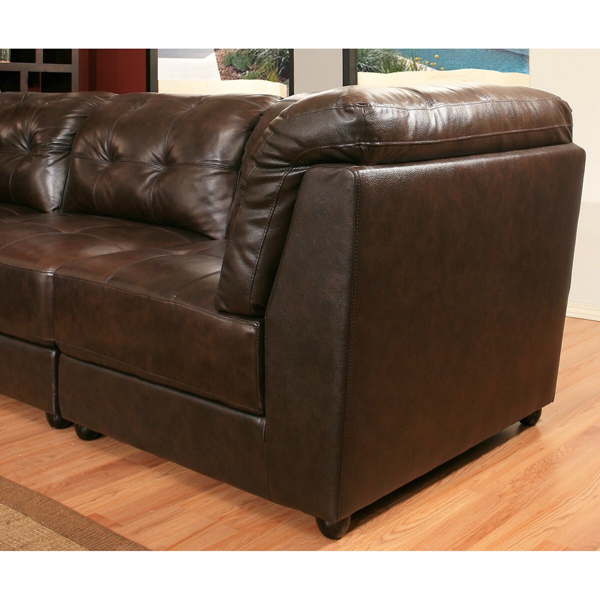 Abbyson Living, Erica, seccional modular, piel | Costco México