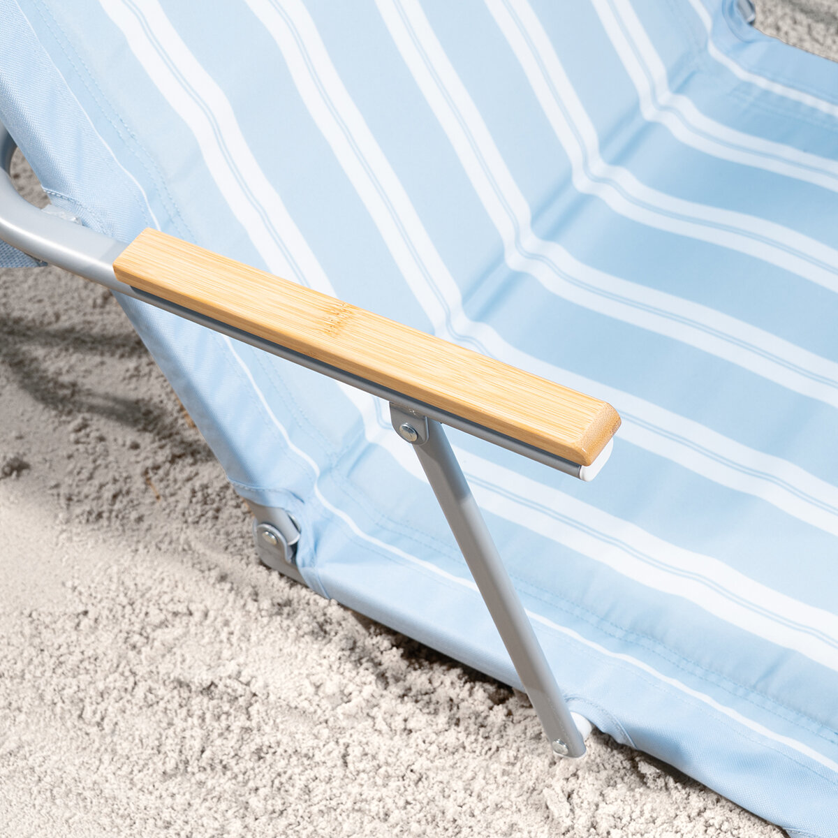 Westfield Camastro de Playa con Apoyabrazos de Bambú