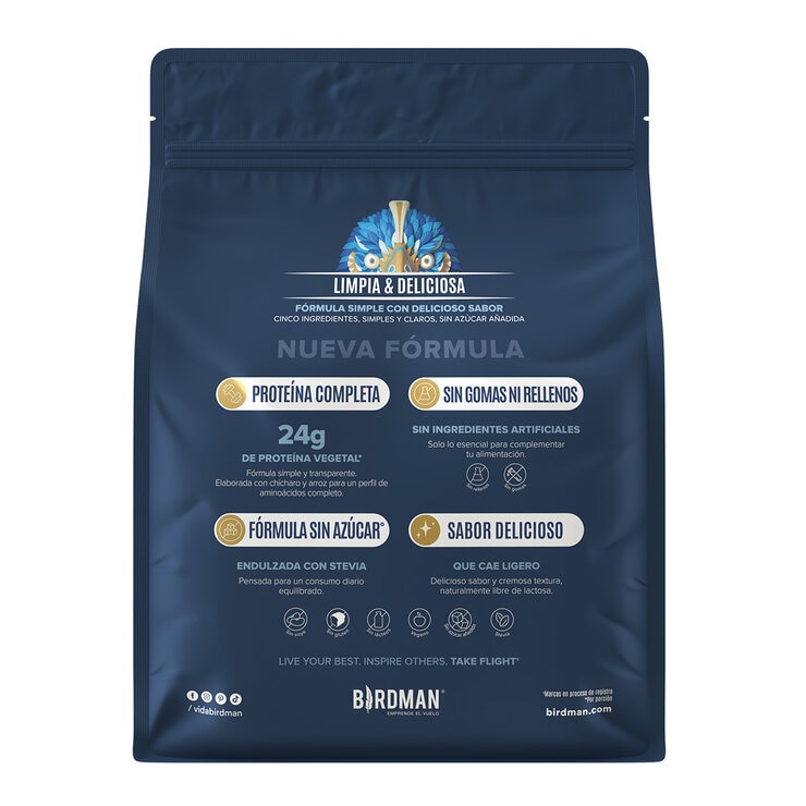 Birdman Falcon Proteína Vegetal Sabor Vainilla 1.440 kg Birdman Falcon Proteína Vegetal Sabor Vainilla 1.440 kg