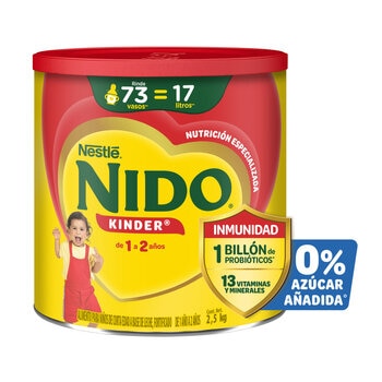 Nido Kinder, Leche en Polvo 2.5 kg
