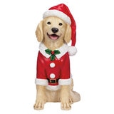 Perro Festivo para Recibidor 66cm, Golden Retriever