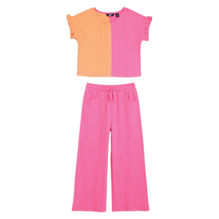 Land's End Conjunto 2 Piezas para Niñas Rosa 10 / 12 Años