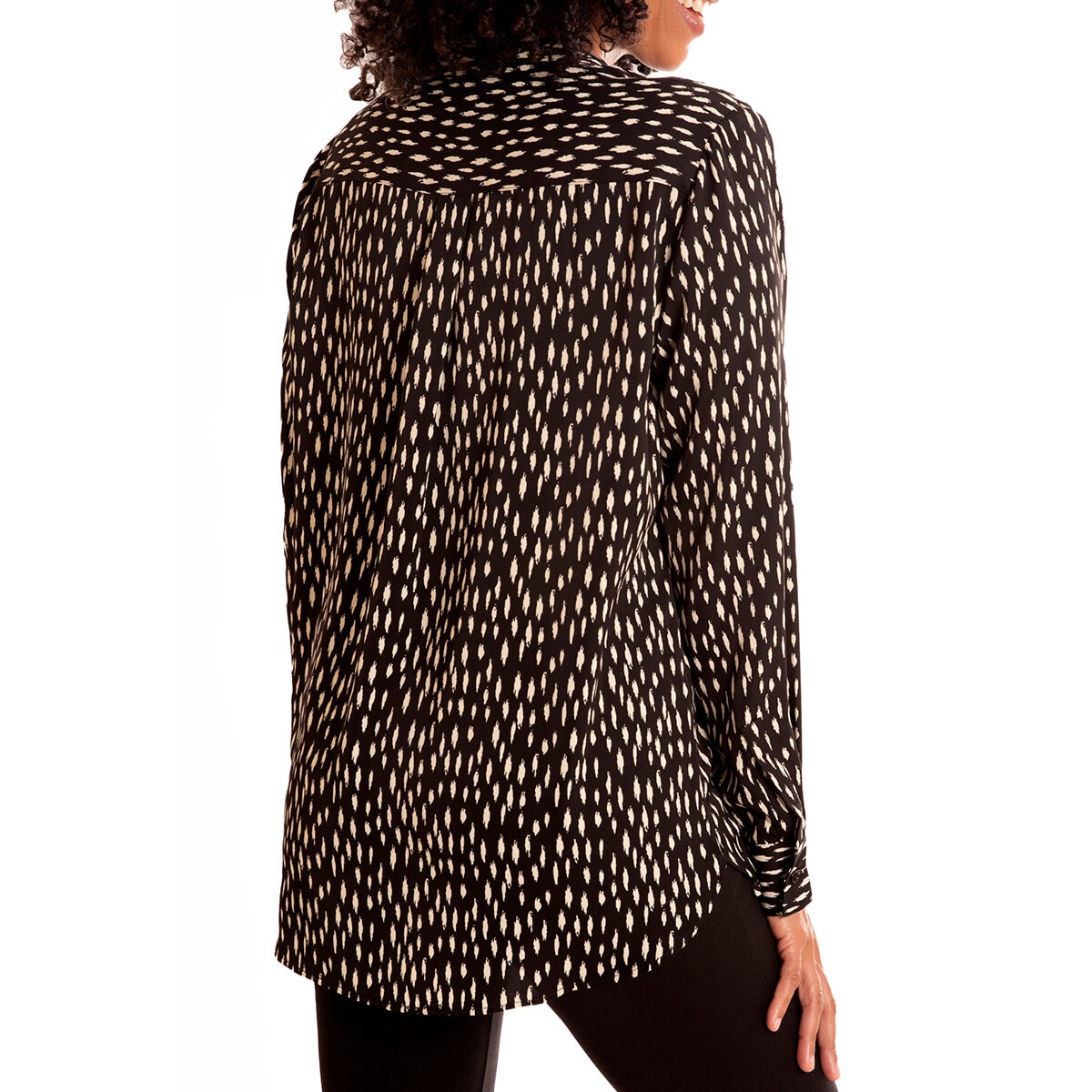 Mario Serrani Italy Blusa para Dama Negro Extra Grande