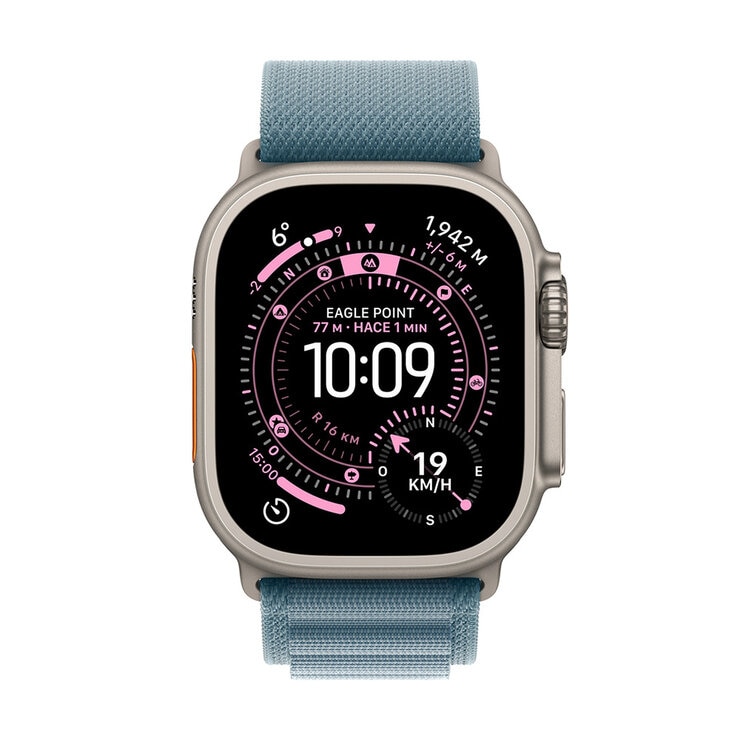 Apple Watch Ultra 3 (GPS + Celular) 49mm Titanio Natural + Correa Alpine Azul Claro - Talla L Apple Watch Ultra 3 (GPS + Celular) 49mm Titanio Natural + Correa Alpine Azul Claro - Talla L