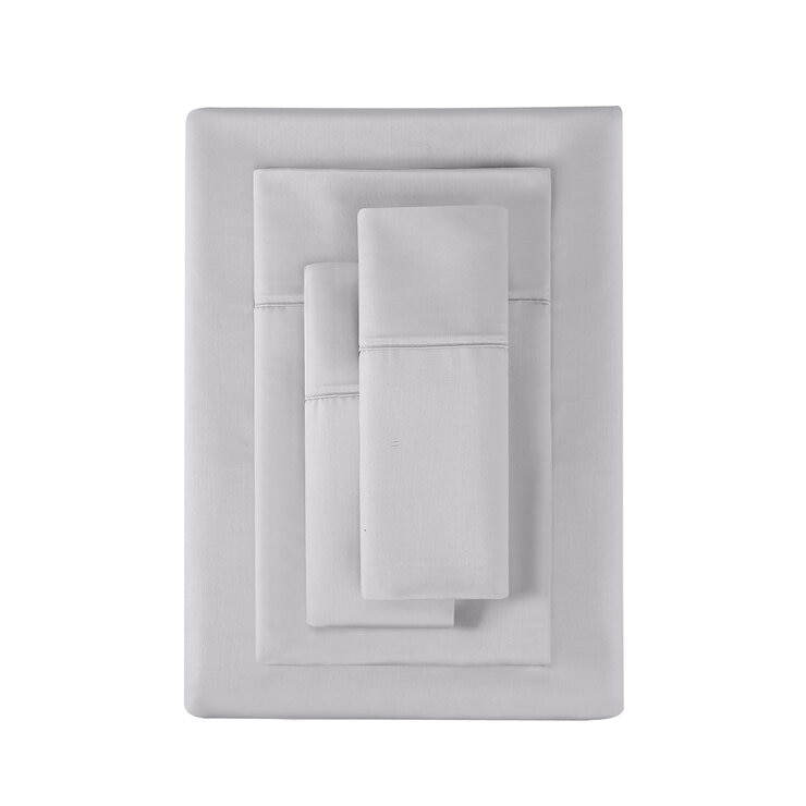 Kirkland Signature Juego de Sábanas King 6 piezas gris