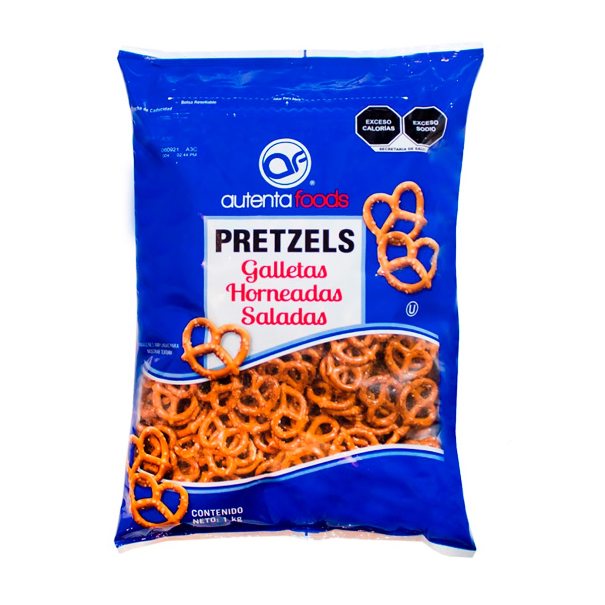 Autenta Foods Pretzels Galletas Horneadas Saladas 1 kg