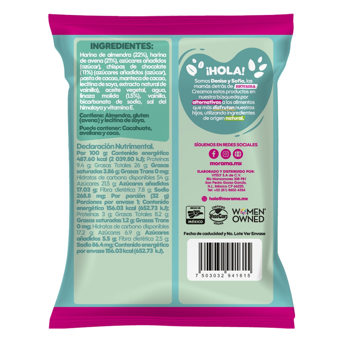 Morama Galletas Chispas Chocolate 384 g