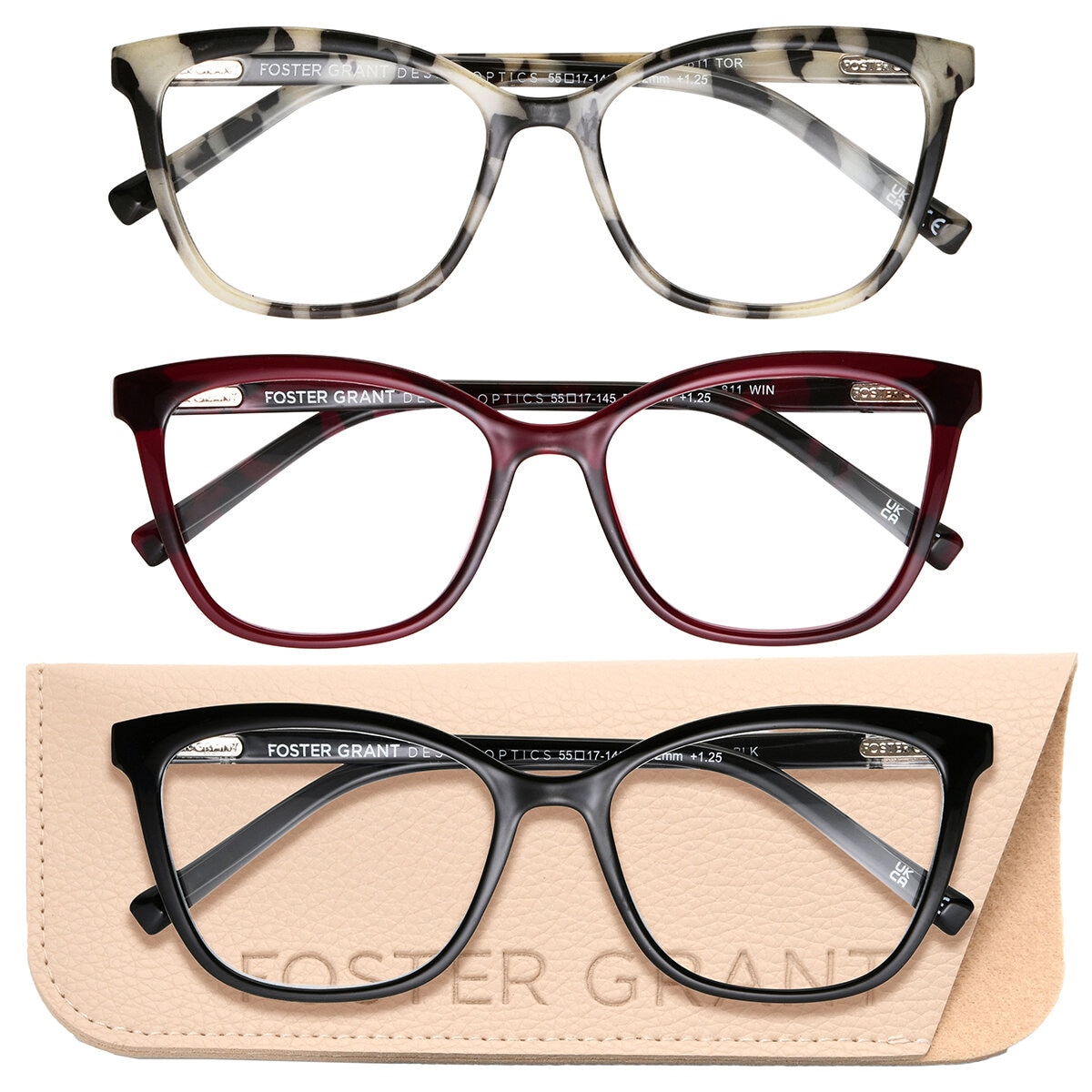 Foster Grant, Lentes de lectura, Dioptría +2.75 para Dama