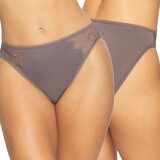 Black Bow Ropa interior para Dama 5 piezas extra grande café
