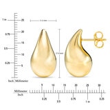 Aretes, Oro Amarillo de 14K