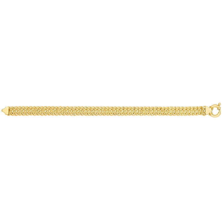 Pulsera, Eslabones Infinito, Oro Amarillo 14K, 19.05cm