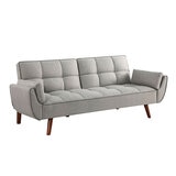 Coaster, Sofá Cama Capitones Color Gris