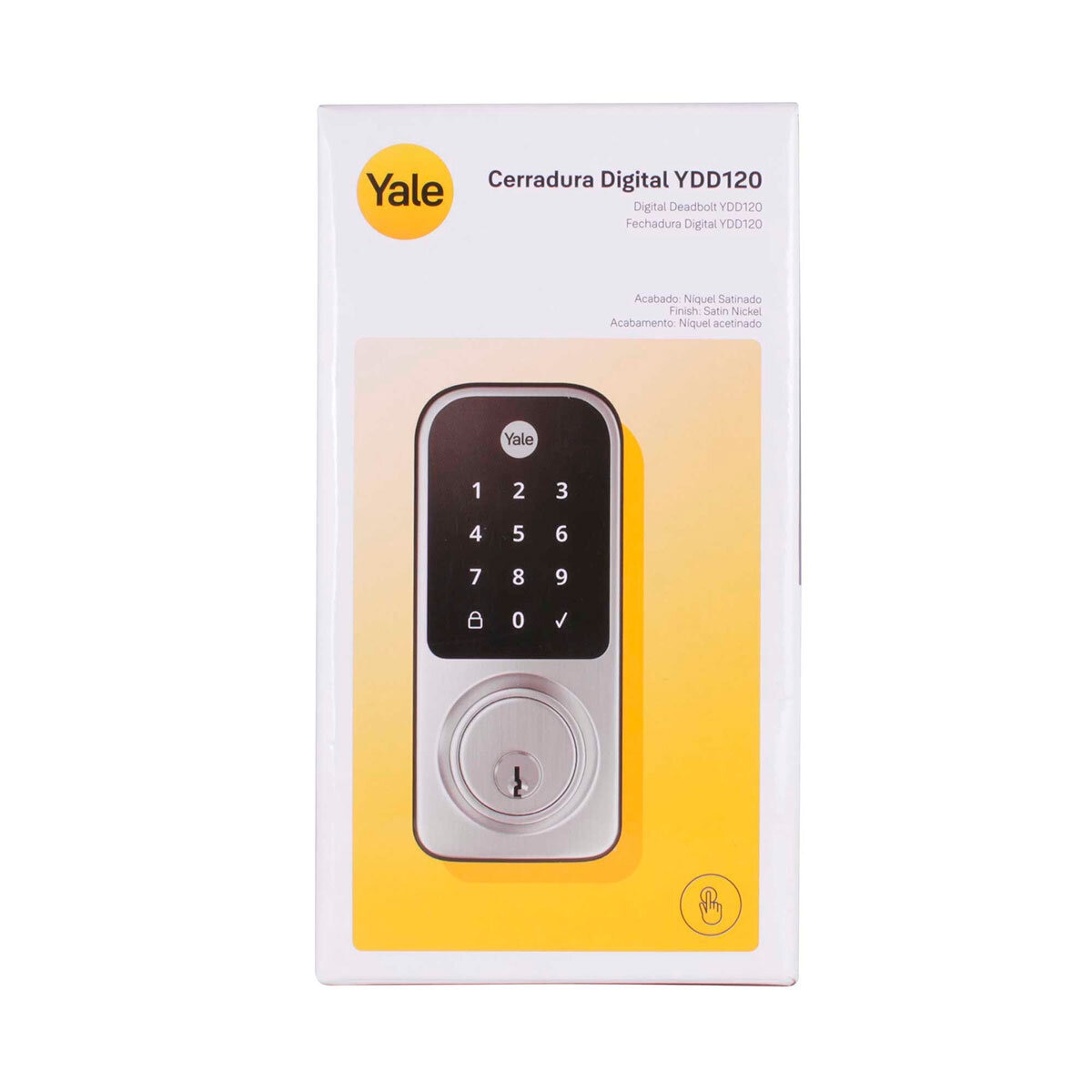 Yale, Cerradura Digital YDD120 - Níquel