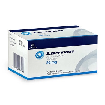 Lipitor 20mg 60 Tabletas