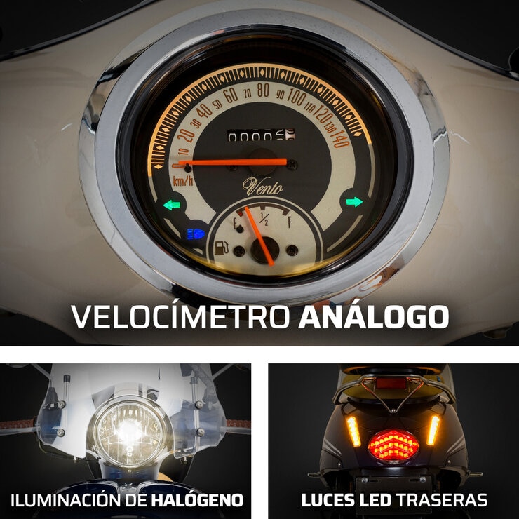 Vento Motocicleta Hipster 170cc Azul