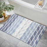 Mineral Spring, Tapete de Baño 61 cm x 91 cm, Azul