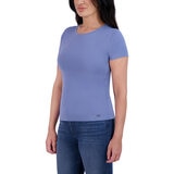 DKNY Playera para Dama Azul Extra Chica