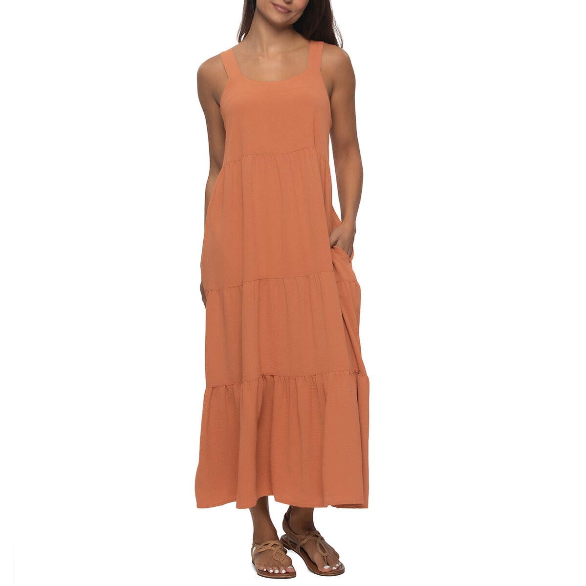 Jezebel Vestido para Dama Café Chica