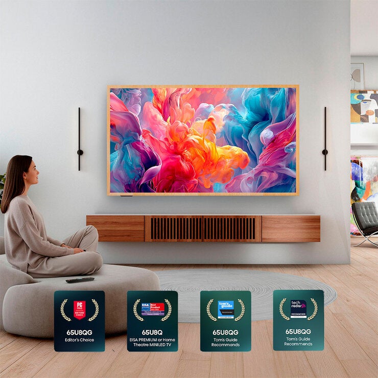 Hisense Pantalla 75" Hi-QLED 4K Canvas Google TV Hisense Pantalla 75" Hi-QLED 4K Canvas Google TV