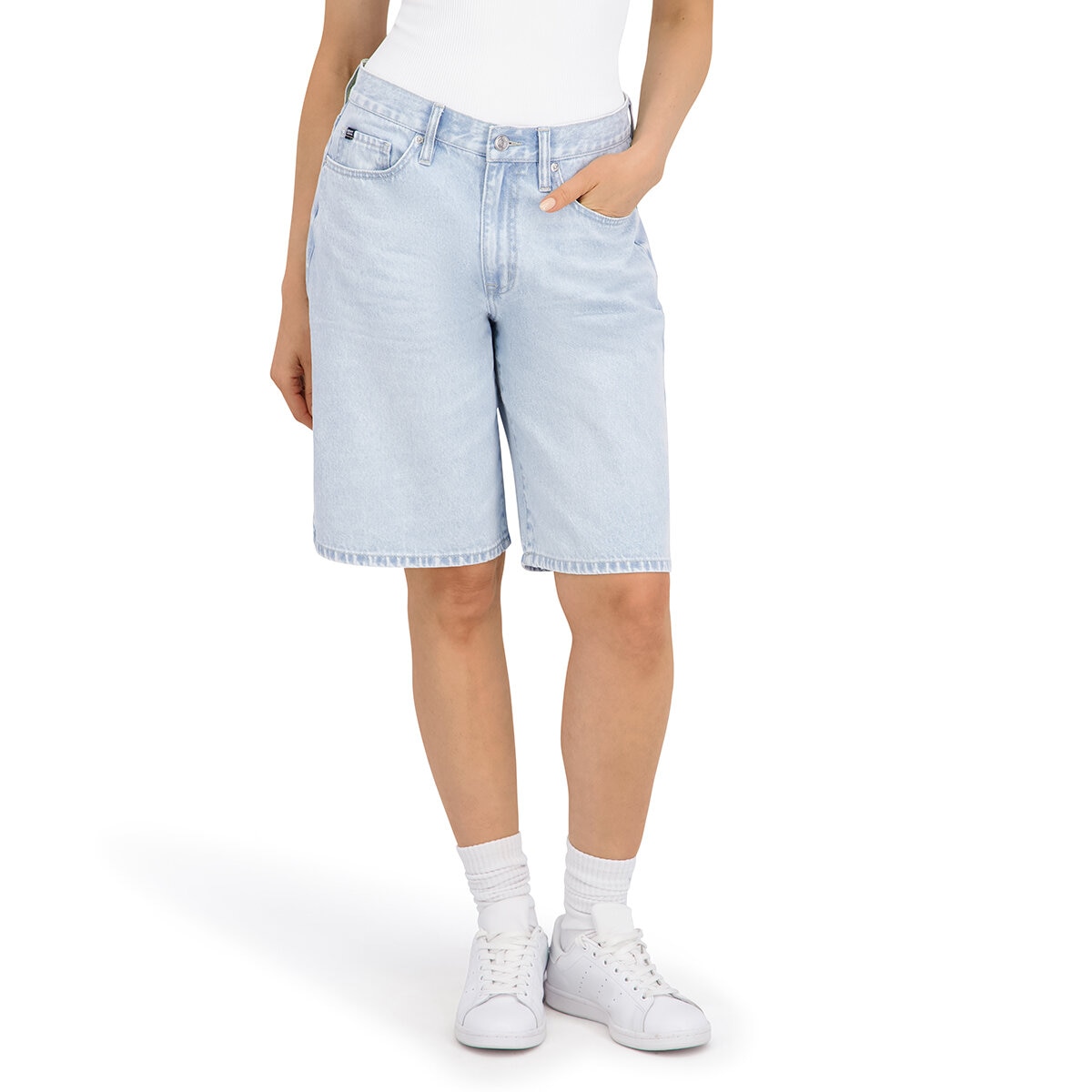 DKNY Bermuda Jorts Mezclilla para Dama Azul 14