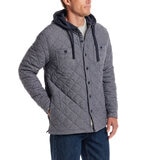 Weatherproof Vintage Sobre Camisa para Caballero Azul solido Extra Grande