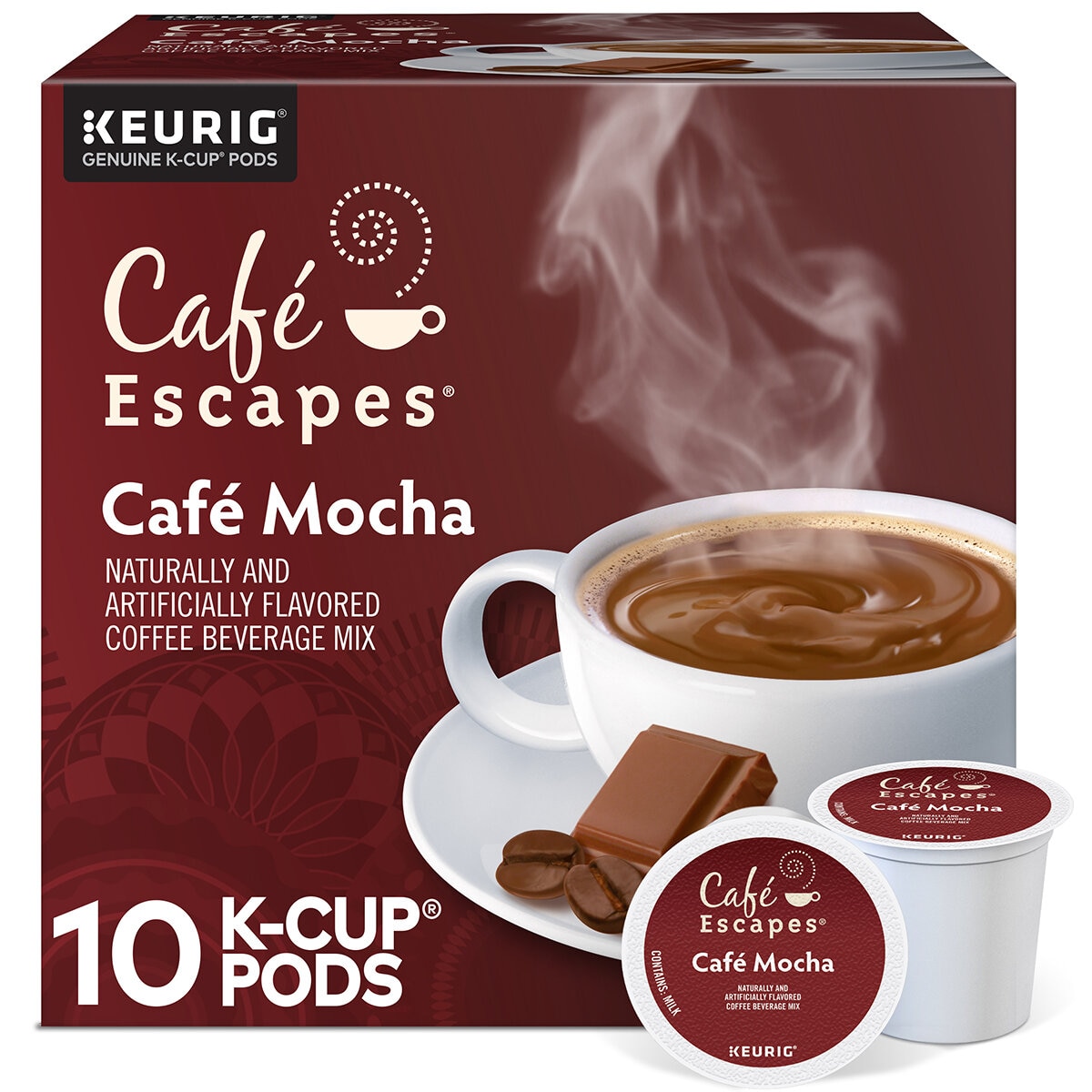 Keurig, Café Escapes Mocha, 60 cápsulas K-Cup