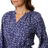 Drapper James Vestido para Dama Azul Extra Grande