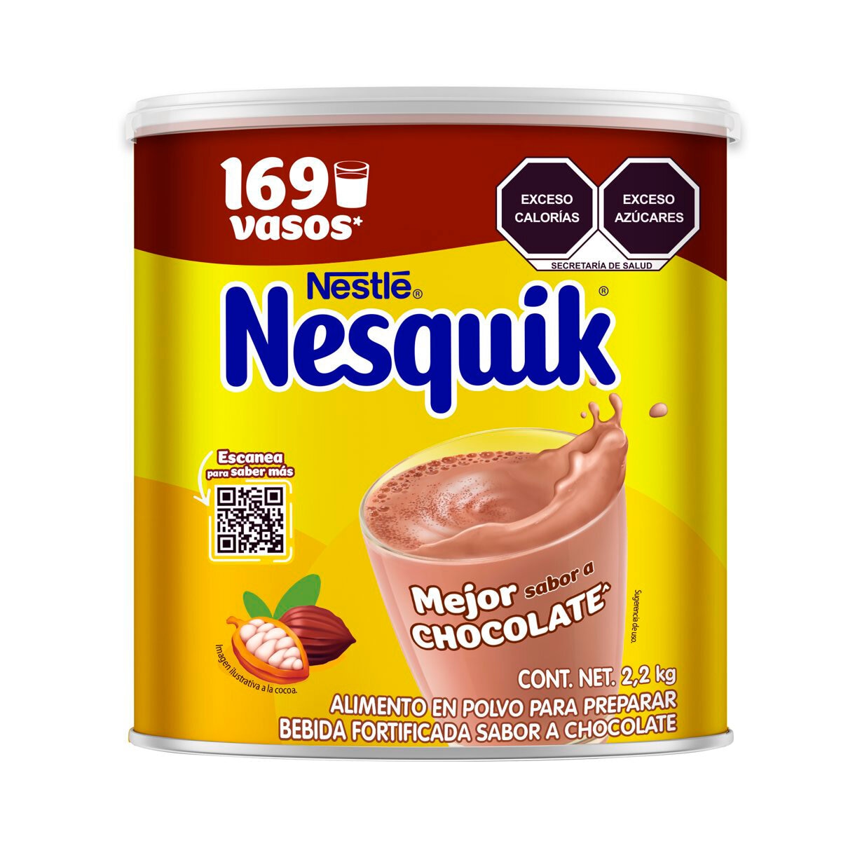 Nesquik Chocolate En Polvo 2.2 kg