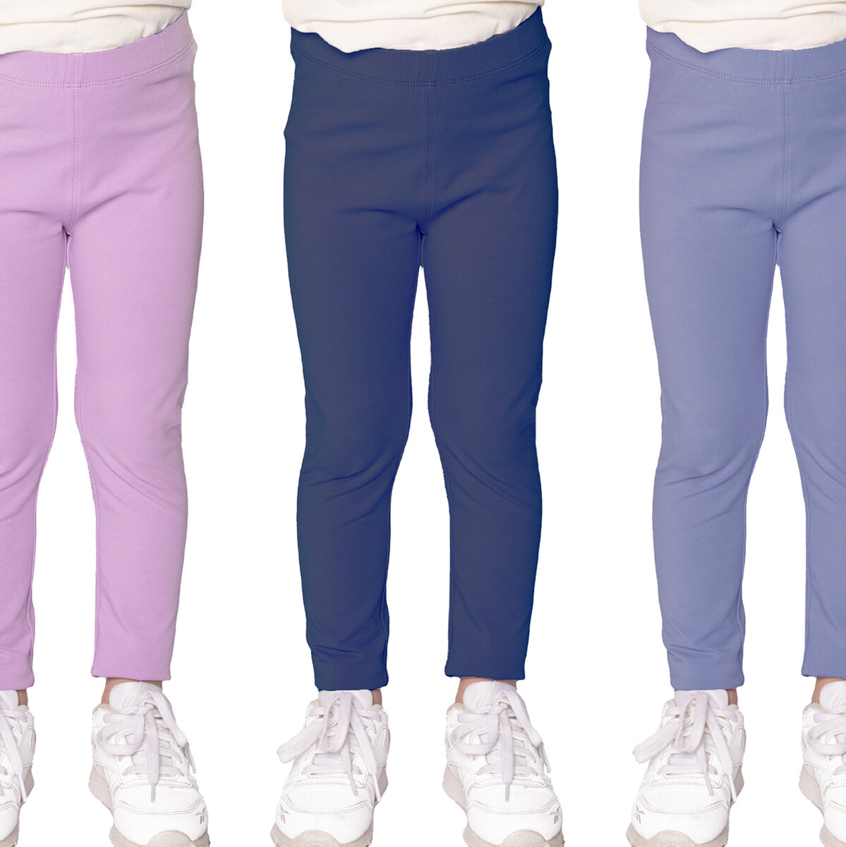 Pekkle Pantalones 3 piezas para Niños y Niñas Morado / Azul / Azul 3 Años