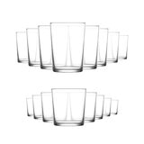LAV Juego de Vasos de 16 piezas, 510 y 340 mL