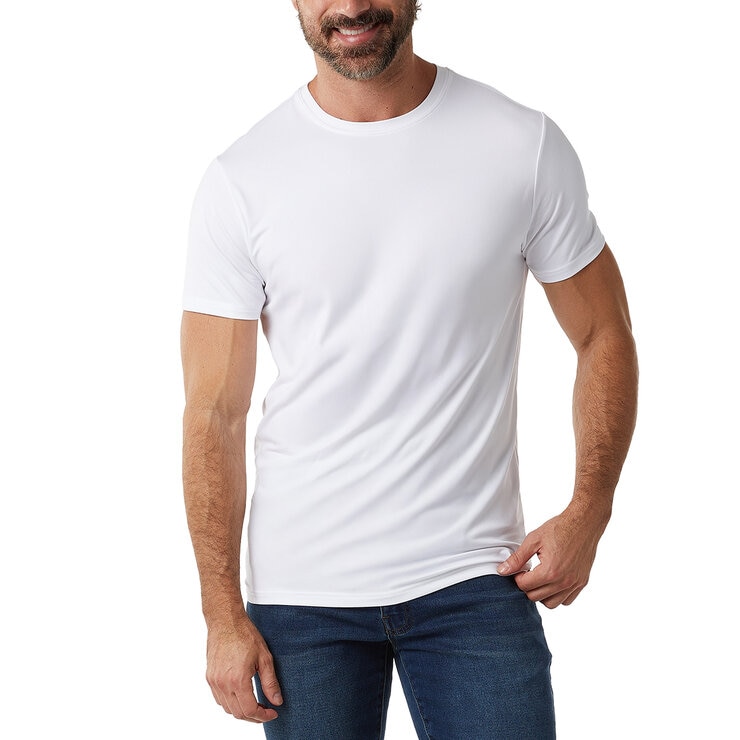 32 Degrees Cool Playera para Caballero Blanco Chica