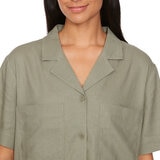 Buffalo David Bitton Blusa para Dama Verde Grande