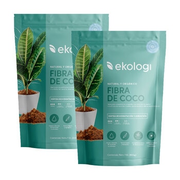 Ekologi, Fibra de Coco 2 piezas de 900g