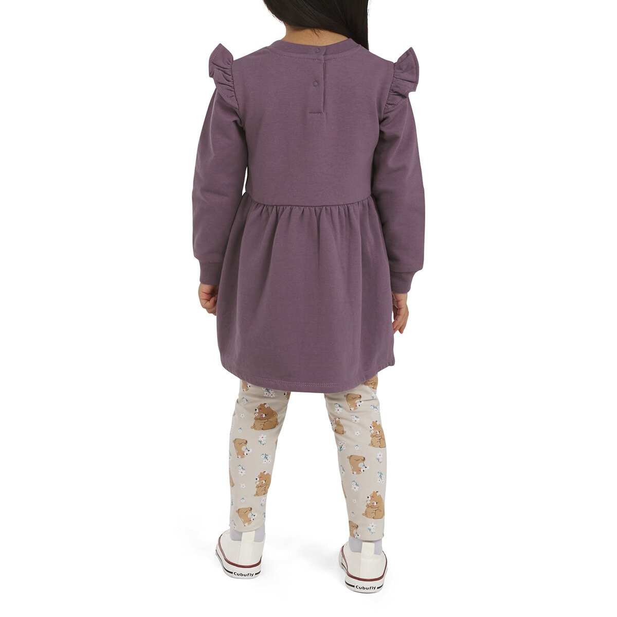 Koala Kids Conjunto 4 Piezas para Niños o Niñas Morado 3 Años