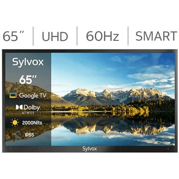 Sylvox Pantalla Outdoor 65" UHD 4K Google TV