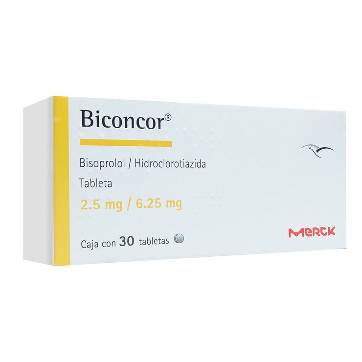 Biconcor 2.5 mg / 6.25 mg 30 Tabletas