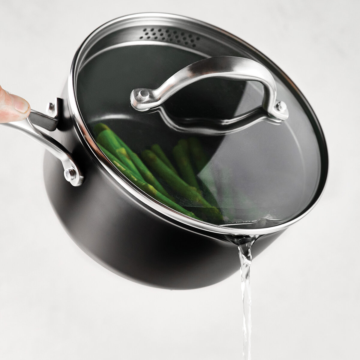 Tramontina Batería de Cocina Antiadherente con Utensilios, 12 Piezas