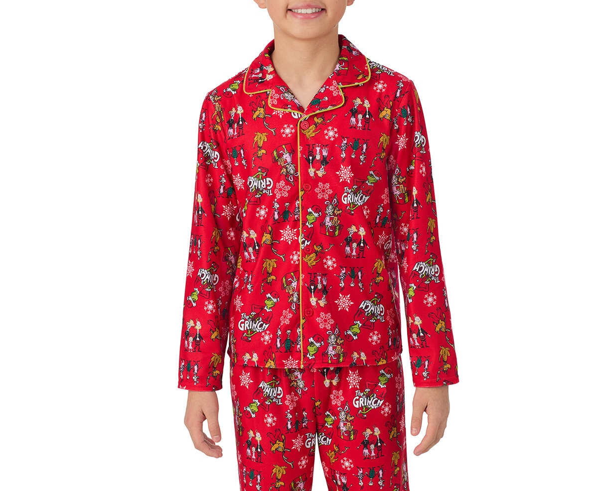 Pijama para Niños y Niñas Rojo The Grinch 10 / 12 Años