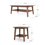 Pike & Main, Juego de 3 Mesas Ocasionales