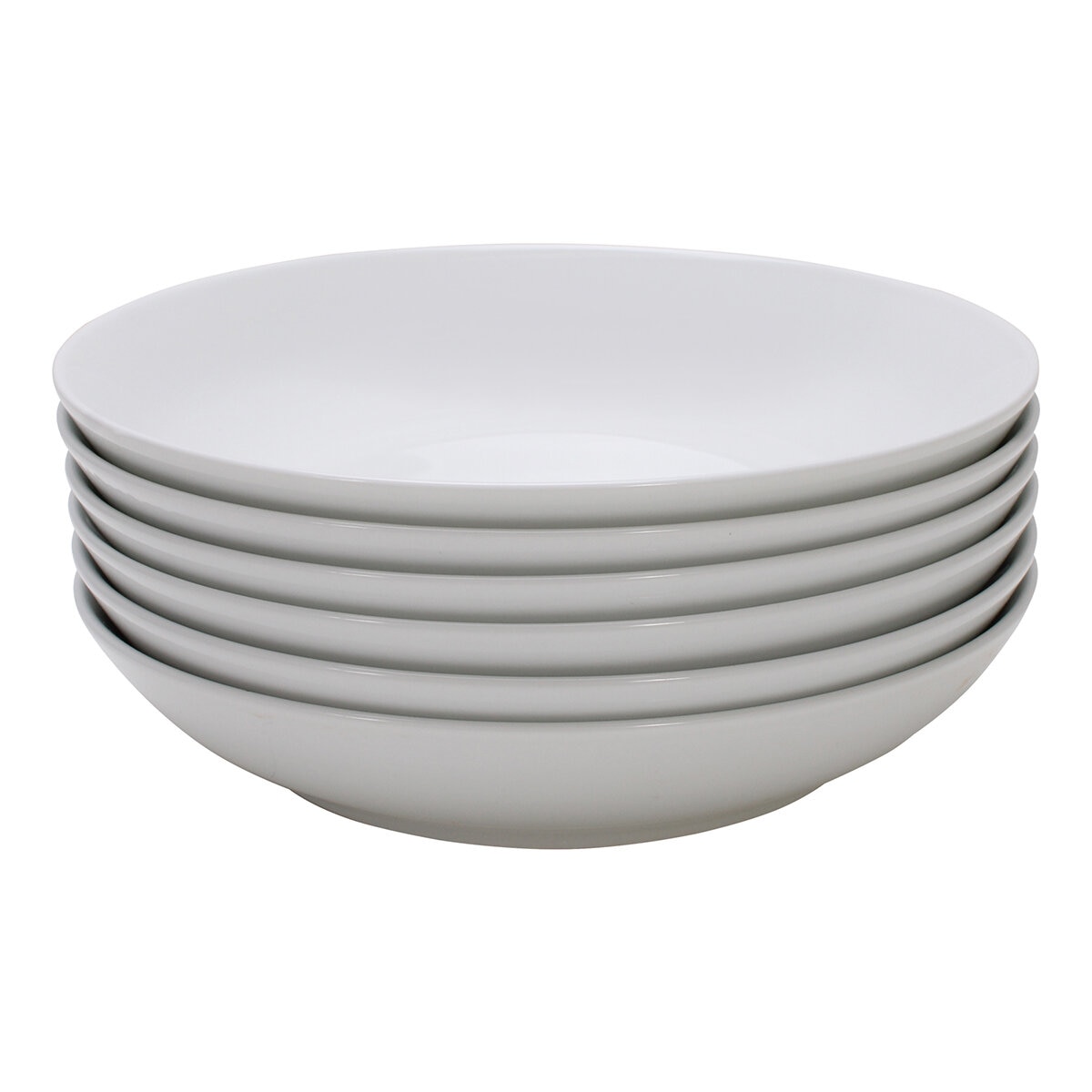 Crown Baccara Juego de 6 Platos Hondos de Porcelana